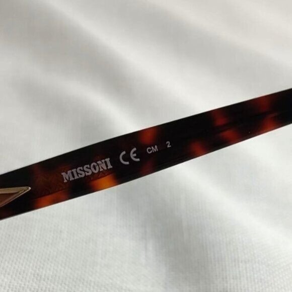 Missoni Sunglasses MIS0007/S Brown Zig Zag Motif Brown Gold Lens - Picture 14 of 16